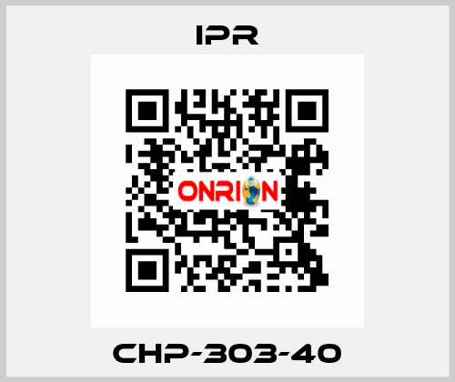 CHP-303-40 IPR