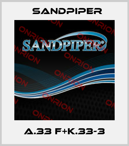 A.33 F+K.33-3 Sandpiper