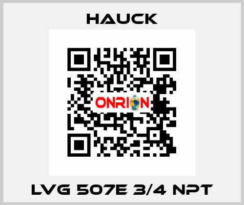 LVG 507E 3/4 NPT HAUCK