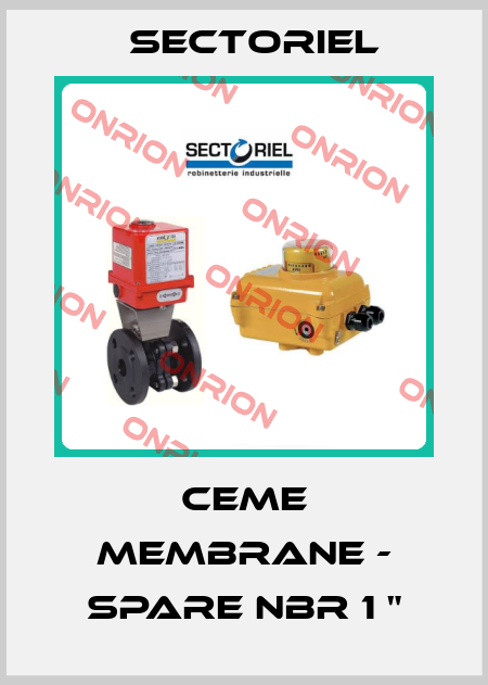 CEME Membrane - spare NBR 1 " Sectoriel