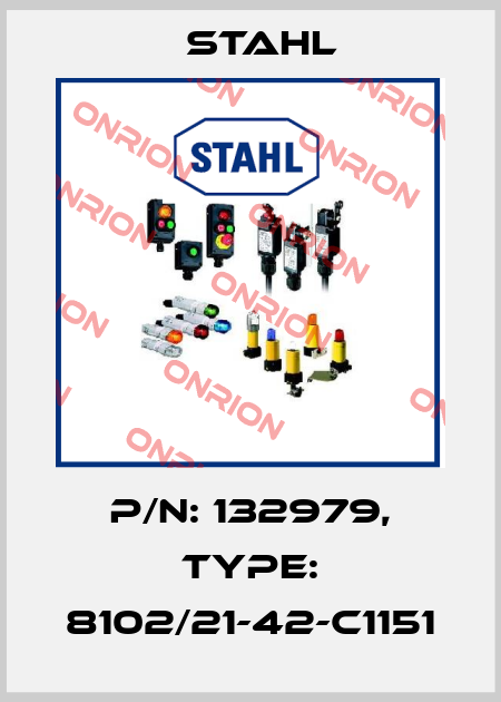 p/n: 132979, Type: 8102/21-42-C1151 Stahl