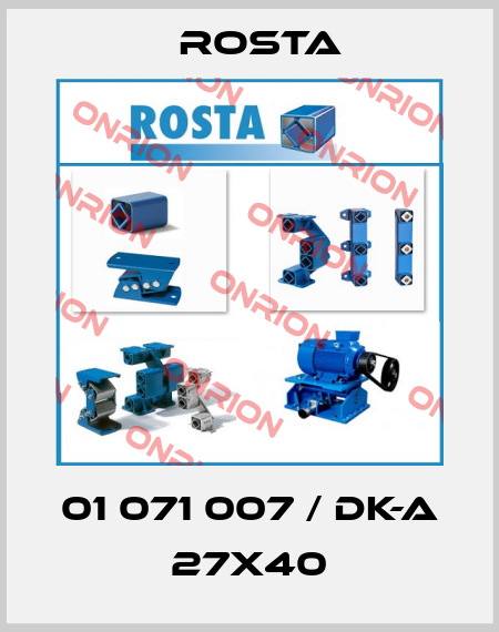 01 071 007 / DK-A 27x40 Rosta