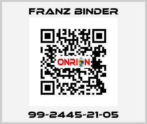 99-2445-21-05 FRANZ BINDER
