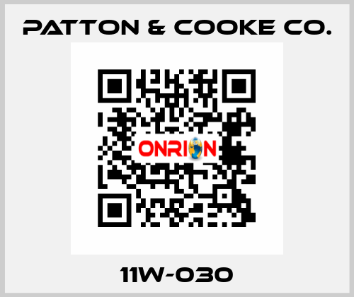 11W-030 Patton & Cooke Co.