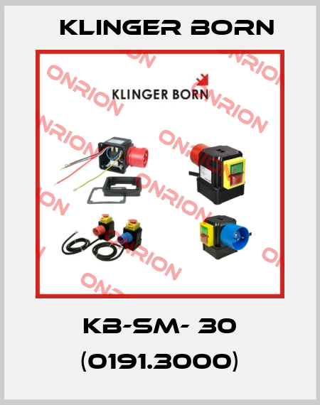 KB-SM- 30 (0191.3000) Klinger Born