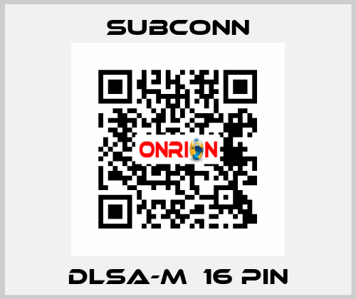 DLSA-M  16 pin SubConn
