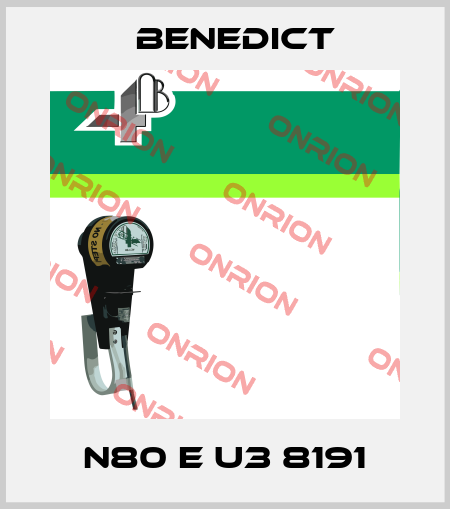 N80 E U3 8191 Benedict