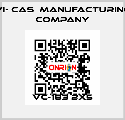 VC-183 2X5 VI- CAS  Manufacturing Company