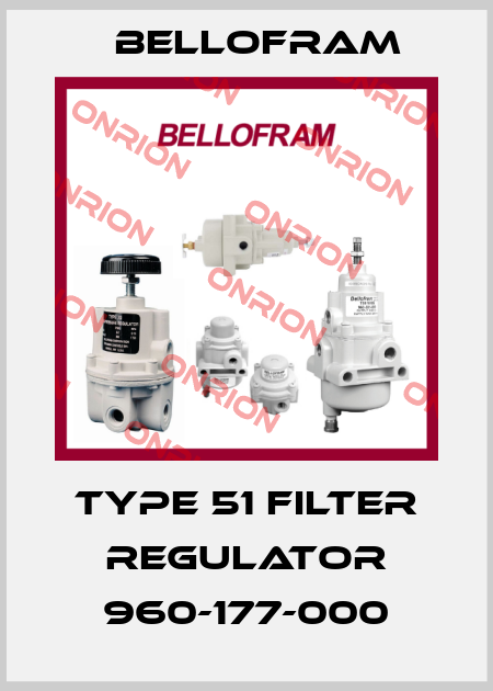Type 51 Filter Regulator 960-177-000 Bellofram
