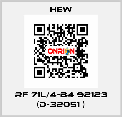 RF 71L/4-B4 92123 (D-32051 ) HEW