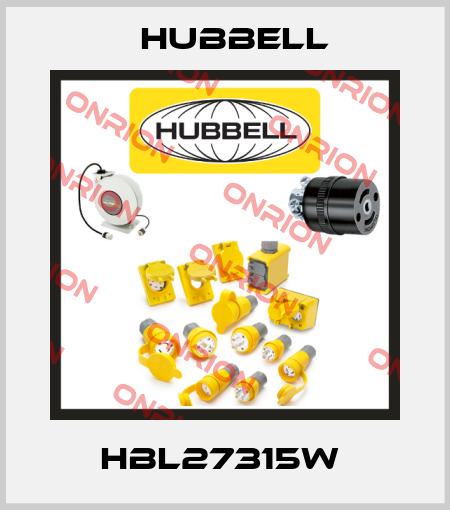 HBL27315W  Hubbell