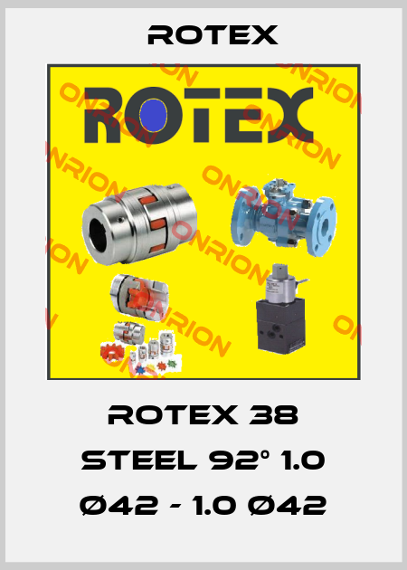 ROTEX 38 steel 92° 1.0 Ø42 - 1.0 Ø42 Rotex