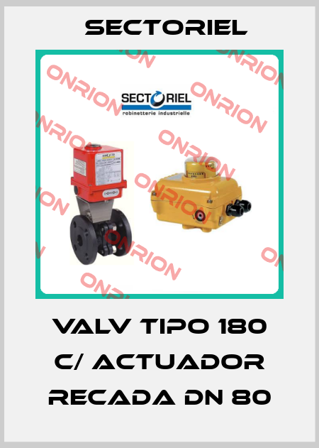 VALV TIPO 180 C/ ACTUADOR RECADA DN 80 Sectoriel
