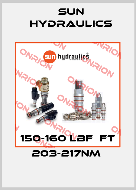 150-160 LBF  FT 203-217NM  Sun Hydraulics