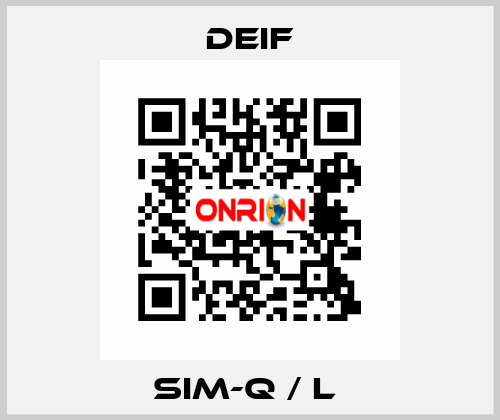 SIM-Q / L  Deif
