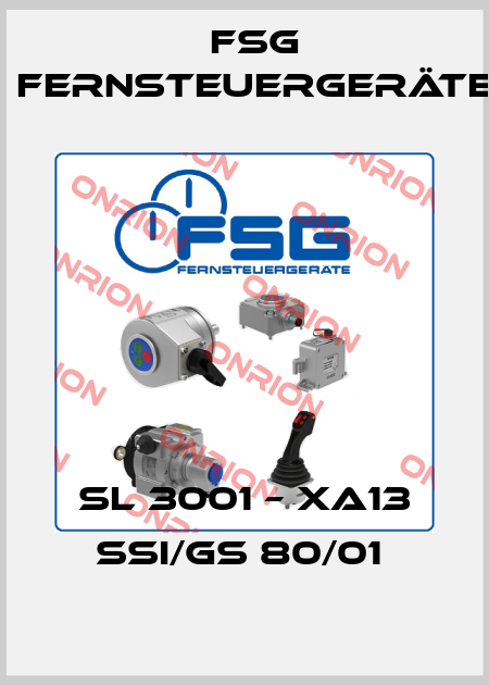SL 3001 – XA13 SSI/GS 80/01  FSG Fernsteuergeräte