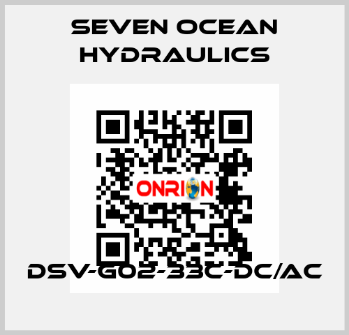 DSV-G02-33C-DC/AC Seven Ocean Hydraulics