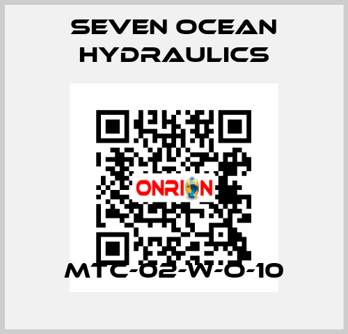 MTC-02-W-O-10 Seven Ocean Hydraulics