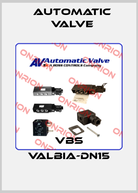VBS VALBIA-DN15 Automatic Valve
