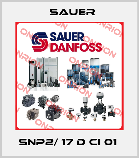 SNP2/ 17 D CI 01  Sauer
