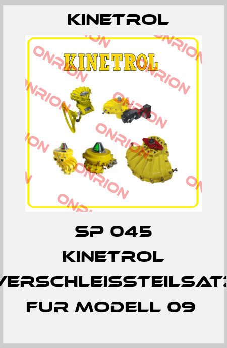 SP 045 KINETROL VERSCHLEIßTEILSATZ FUR MODELL 09  Kinetrol
