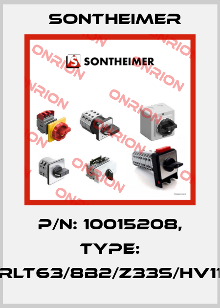 P/N: 10015208, Type: RLT63/8B2/Z33S/HV11 Sontheimer