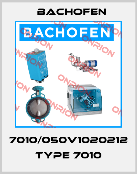 7010/050V1020212    Type 7010 Bachofen