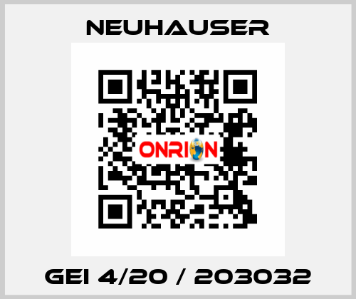 GEI 4/20 / 203032 Neuhauser
