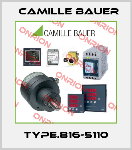 TYPE.816-5110 Camille Bauer