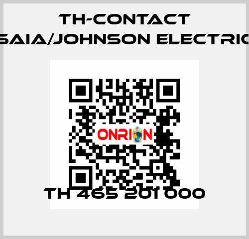 TH 465 201 000 TH-Contact (Saia/Johnson Electric)