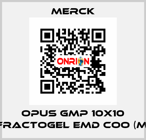 OPUS GMP 10x10 Fractogel EMD COO (M) Merck