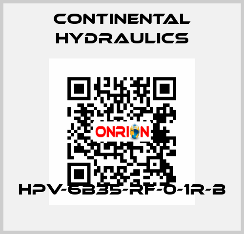 HPV-6B35-RF-0-1R-B Continental Hydraulics
