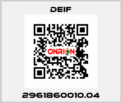 2961860010.04 Deif