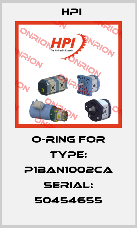 O-RING for Type: P1BAN1002CA Serial: 50454655 HPI