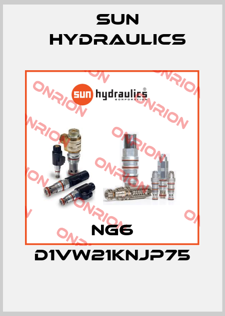 NG6 D1VW21KNJP75 Sun Hydraulics