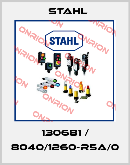 130681 / 8040/1260-R5A/0 Stahl