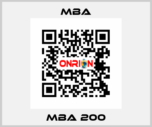  MBA 200 MBA