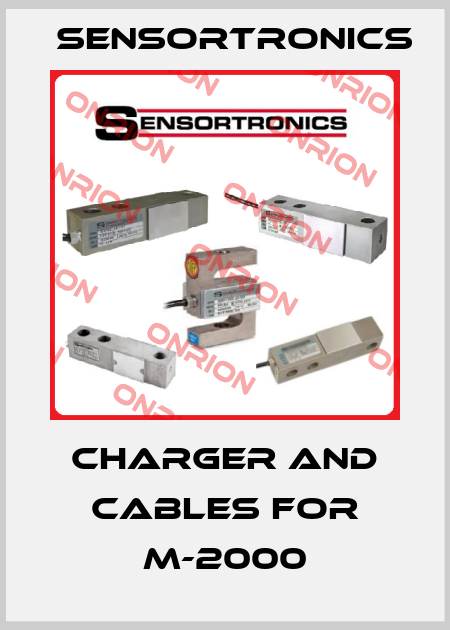 Charger and cables for M-2000 Sensortronics