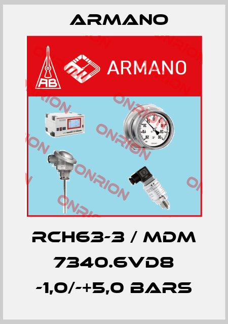 RCh63-3 / MDM 7340.6vd8 -1,0/-+5,0 bars ARMANO