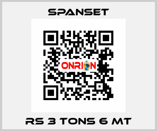 RS 3 TONS 6 MT SpanSet