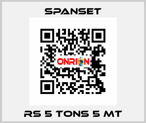 RS 5 TONS 5 MT SpanSet