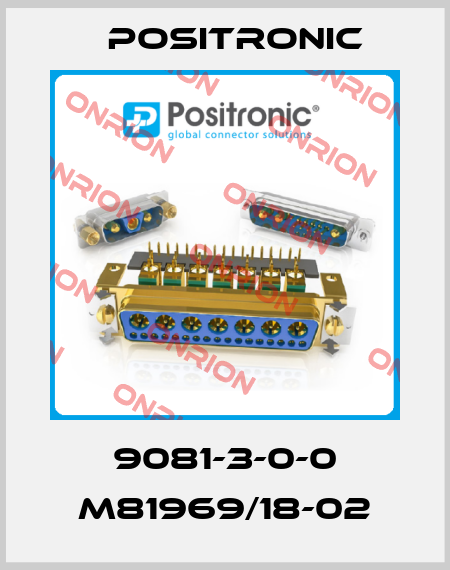 9081-3-0-0 M81969/18-02 Positronic