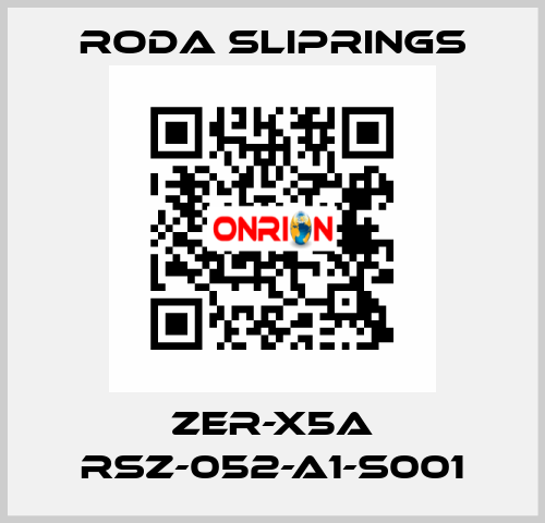 ZER-X5A RSZ-052-A1-S001 Roda Sliprings