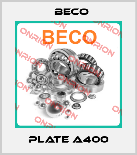 PLATE A400 Beco