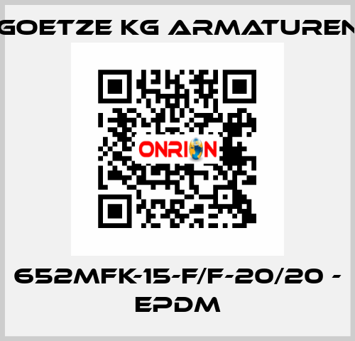 652mFK-15-f/f-20/20 - EPDM Goetze KG Armaturen