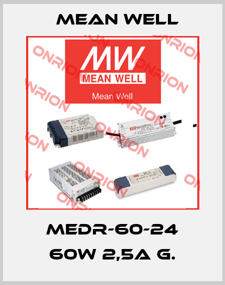 MEDR-60-24 60W 2,5A G. Mean Well