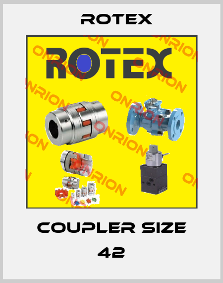 Coupler size 42 Rotex
