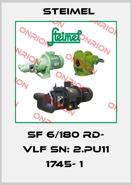 SF 6/180 RD- VLF SN: 2.PU11 1745- 1  Steimel