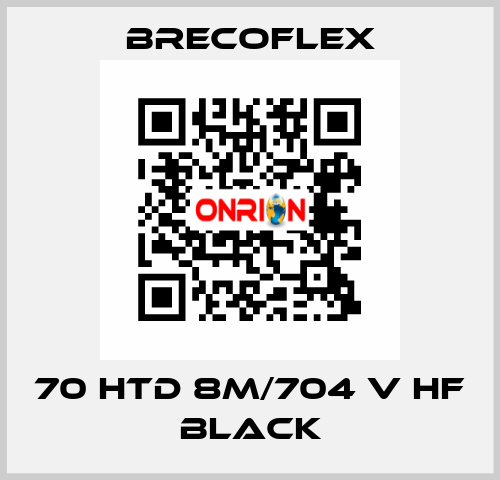 70 HTD 8M/704 V HF Black Brecoflex