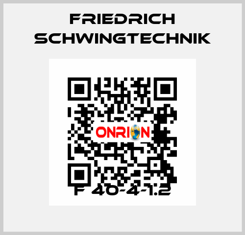 F 40-4-1.2 Friedrich Schwingtechnik